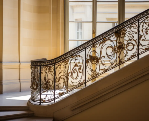 Escalier d'un immeuble bourgeois