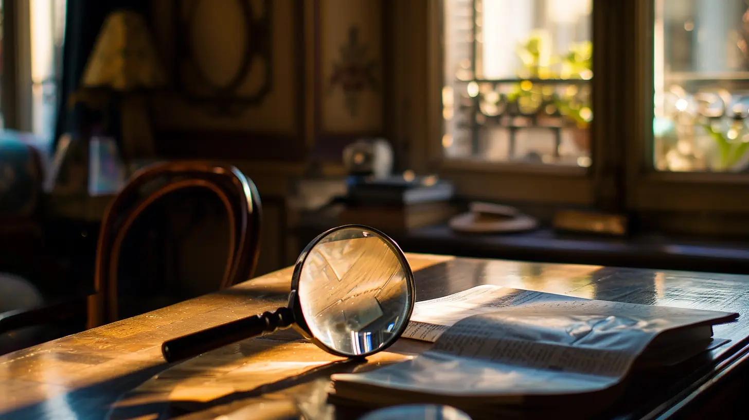 Une loupe dans un appartement à Paris